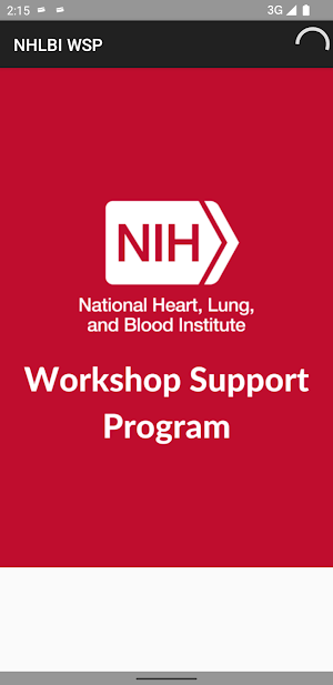 NHLBI Workshop Support Program Screenshot 0