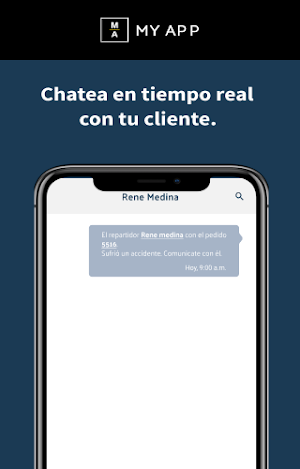 MyApp Reparto Screenshot 3