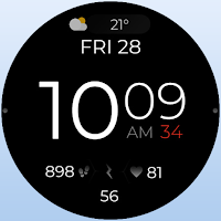 Battery Digital Watch Face