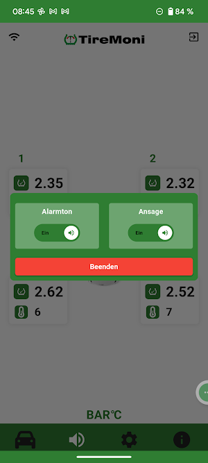 TireMoni TPMS Connect Screenshot 3