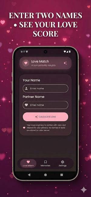 LoveMatch: AI Love Calculator Screenshot 0
