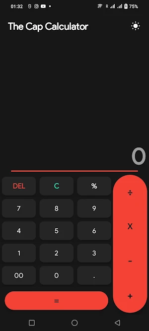 The Cap Calculator Screenshot 1