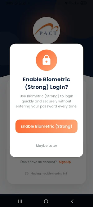 Pact Mobile Screenshot 0