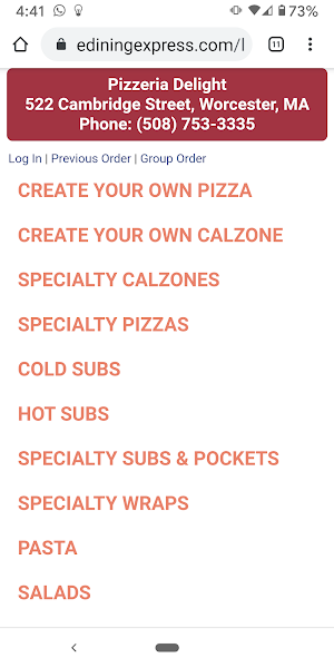 Pizzeria Delight Screenshot 1