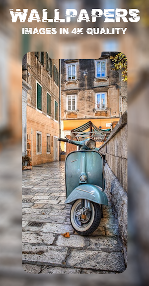 Wallpaper Vespa Classic Screenshot 0
