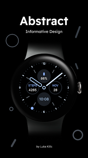 Abstract - Minimal Watch Face Screenshot 0