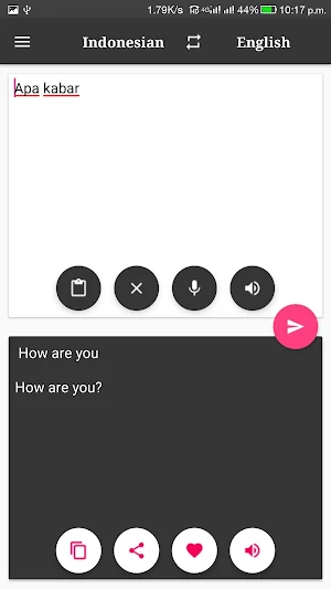 Indonesian-English Translator Screenshot 3