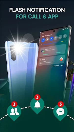 Flashlight Led Notification Screenshot 0