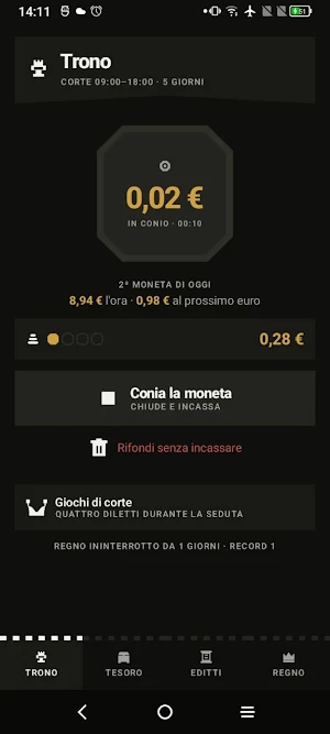 Trono d'Oro — pagato in bagno Screenshot 0