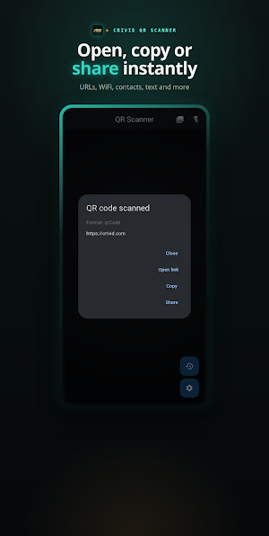 Crivid QR Scanner Screenshot 1
