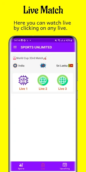 Sports Unlimited - Sports App Screenshot 1