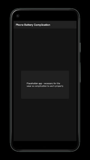 Phone Battery Complication Screenshot 1