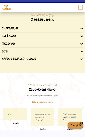 Gruzińska Piekarnia MADLIANI Screenshot 2