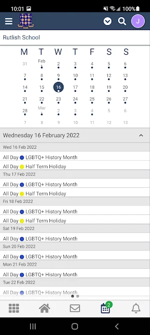 Rutlish School App Screenshot 2