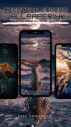 Cheetah Leopard Wallpaper 4K Screenshot 1