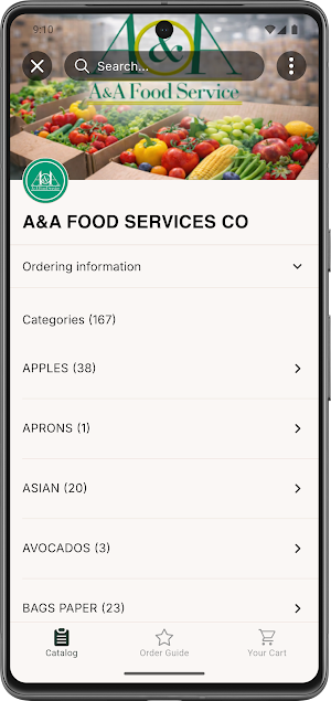 A&A Food Service Screenshot 3