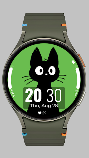 Cat Watch Face Screenshot 3