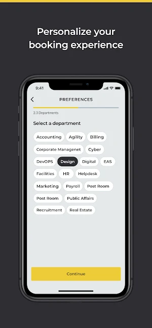 OpenSensors Booking Screenshot 0