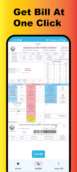 SEPCO BILL Screenshot 3