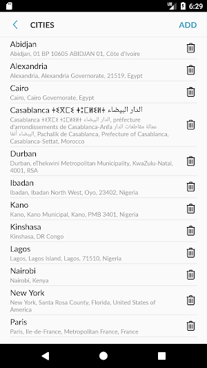 Africa Weather Screenshot 3