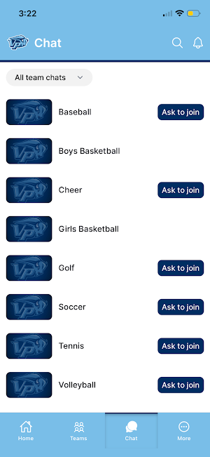 Vista PEAK Bison Athletics Screenshot 2