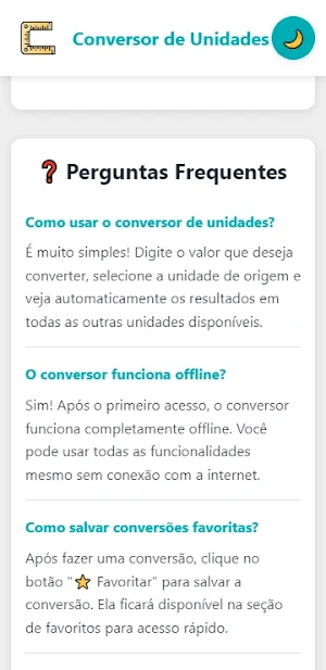 Conversor de Unidades Prático Screenshot 0