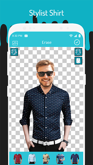 Man Shirt Photo Editor Screenshot 2