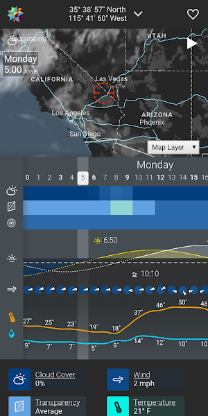 Astrospheric - Astronomy Weather Forecasting Screenshot 0