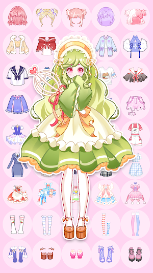 Anime Princess Dress Up Game Screenshot 1