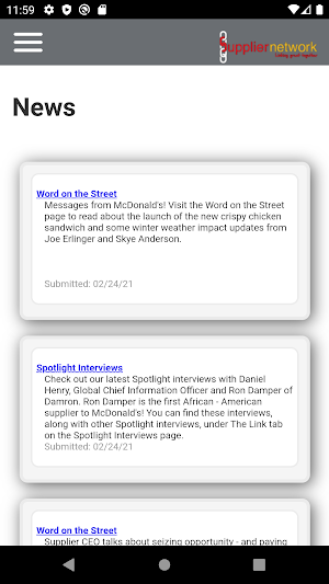 Supplier Network Screenshot 2