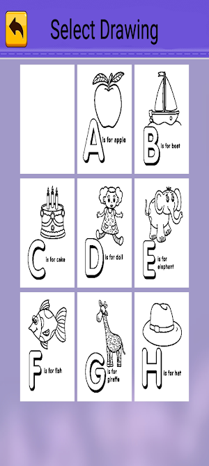 Coloring Alphabet Letters Screenshot 2