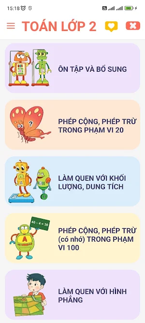 Toán Lớp 2 - SGK Screenshot 0
