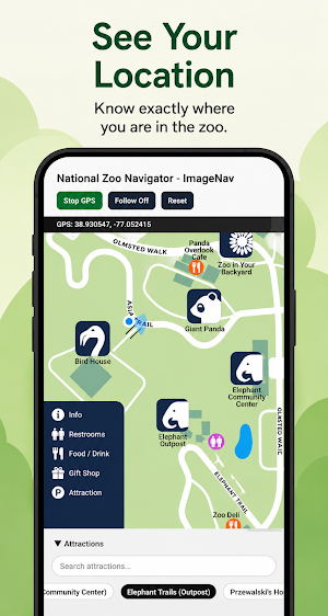 National Zoo Navigator Screenshot 1