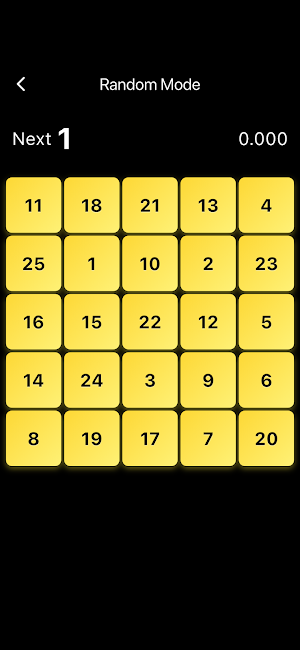 Touch the Number 25 Screenshot 2