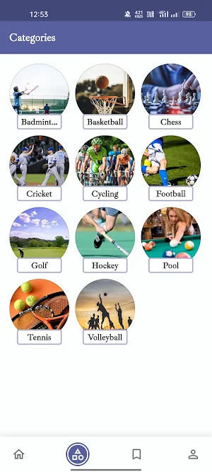 Sports Blog Screenshot 1