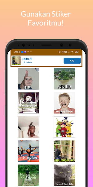 Sticker WA Meme Lucu Screenshot 1