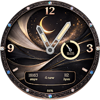 Classy Moon Watch Face GTC1