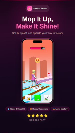 Sweep Sweet: Cleaning Game Screenshot 3
