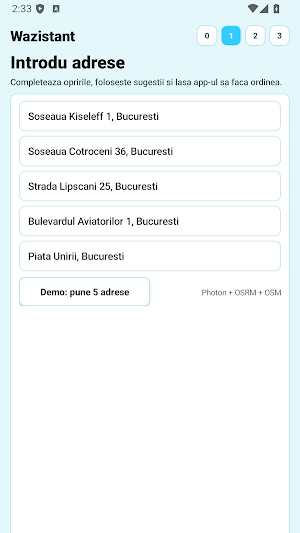 Wazistant - Optimal Route Screenshot 1
