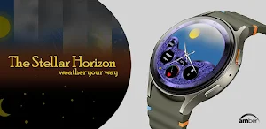 The Stellar Horizon Watch Face Screenshot 1