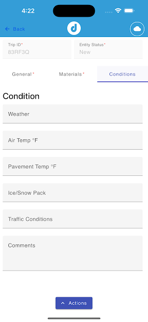 dTIMS Mobile Screenshot 1