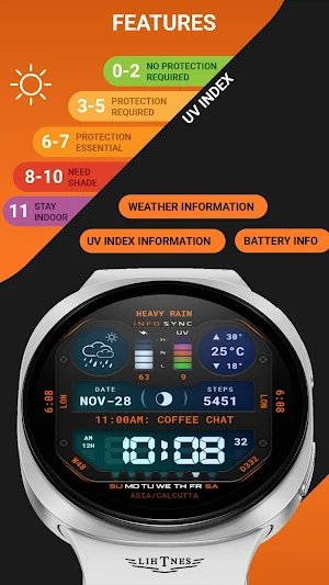 InfoSync Watch Face 134 Screenshot 2