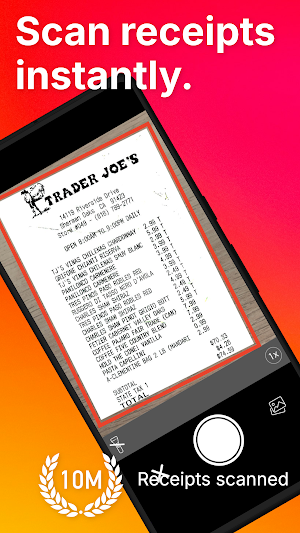 ScanTicket: Receipt Reader Screenshot 0