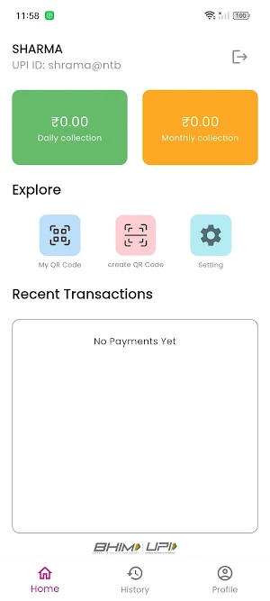 Merchant QR App Nainital Bank Screenshot 3