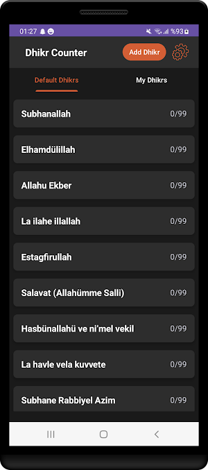 Tasbih Counter Pro - Dhikr App Screenshot 1