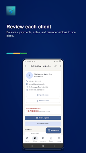 Vedorpro - Client balances Screenshot 3