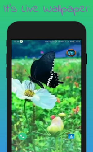 Butterfly Live Wallpaper HD 3D Screenshot 3
