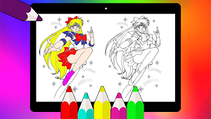 Sailor Moon Coloring Book Screenshot 0