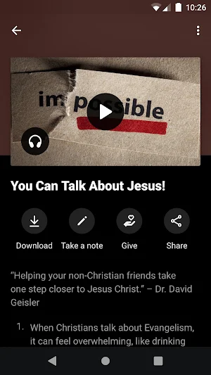 Norm Geisler Int'l. Ministries Screenshot 2