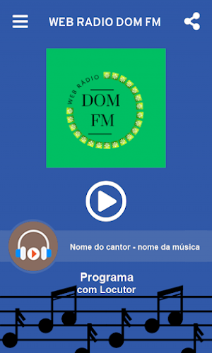 Web Radio Dom FM Screenshot 1